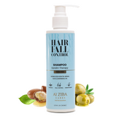 ALZIBA CARES Hairfall Control Keratin Therapy Shampoo with Keratin, Argan, Olive and Bhringraj oil | for hair strength, hair Fall Control and hair Nourishment  | 200 ML | for Men and Women, All Season & all Hair Types